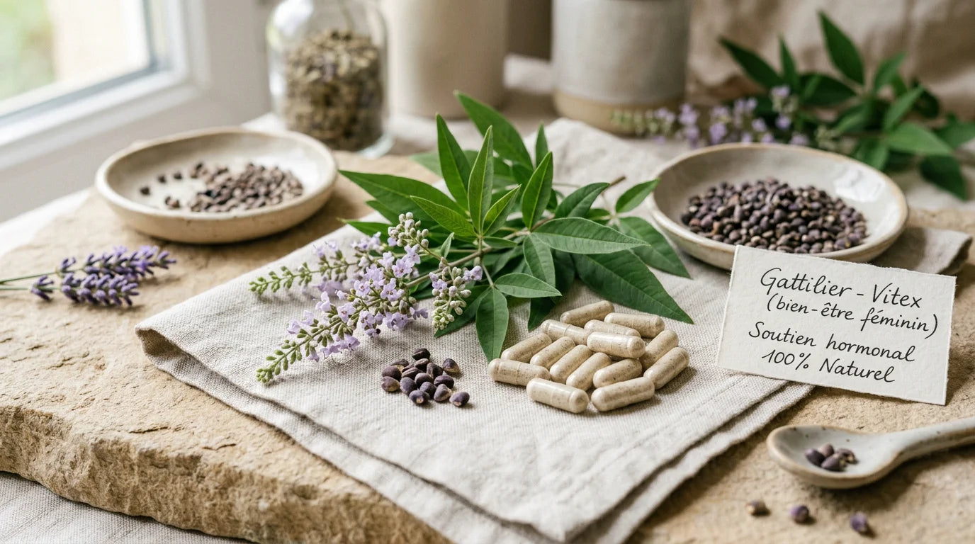 Gélules et plantes médicinales pour le confort du cycle menstruel Image