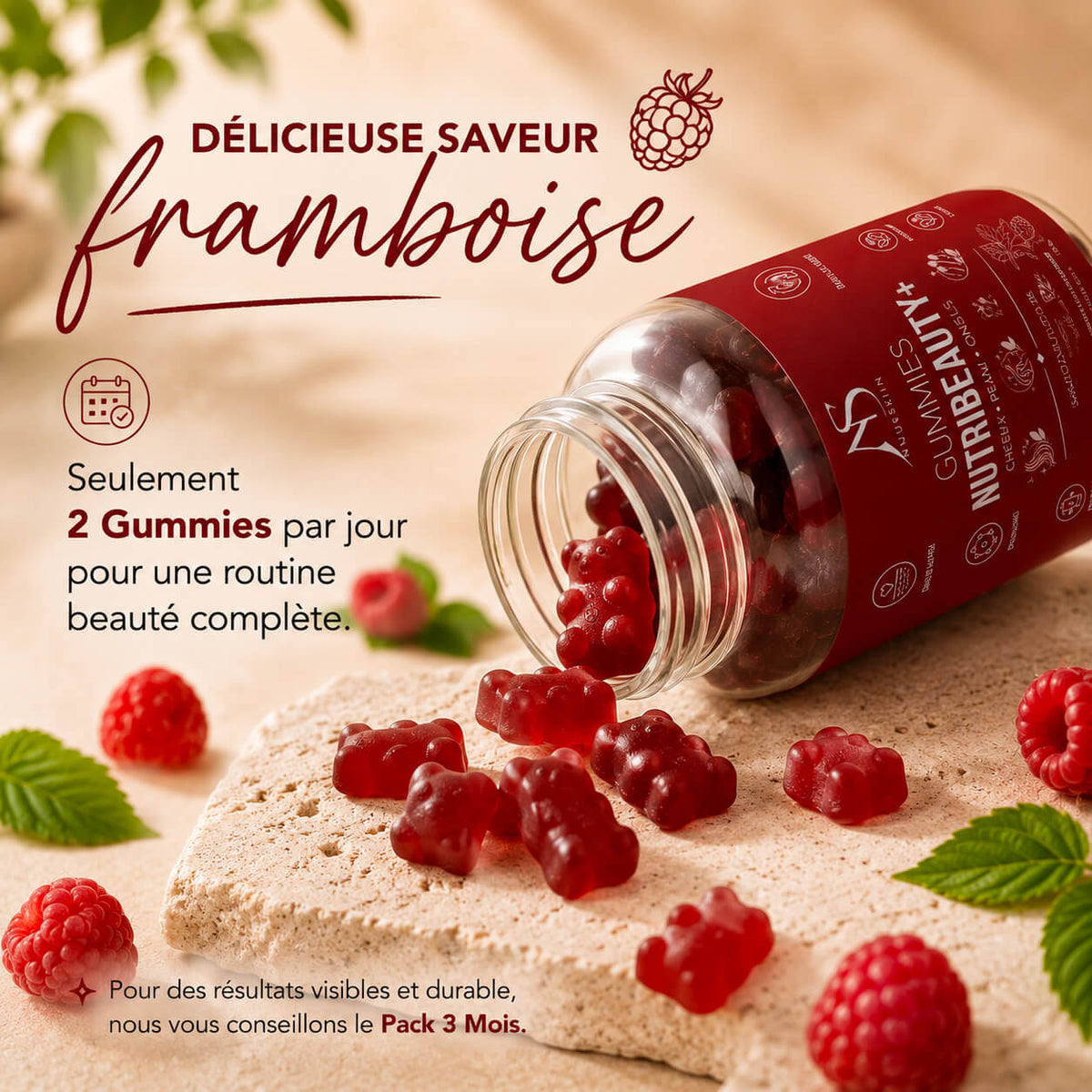 Gummies Cheveux, Peau, Ongles Nutribeauty+™