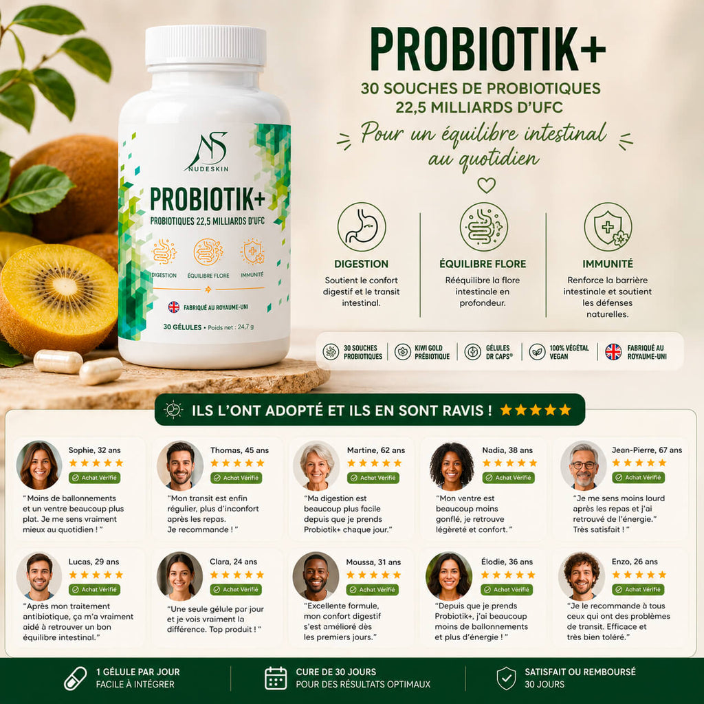 Probiotique 22,5 Milliard d'UFC Probiotik+