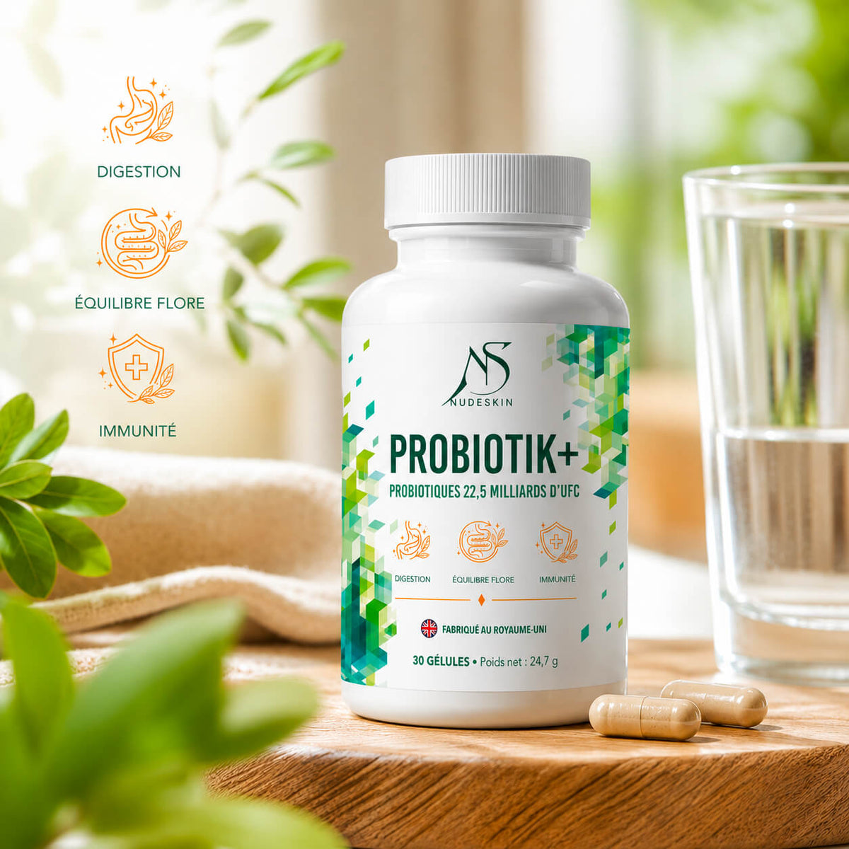 Probiotique 22,5 Milliard d'UFC Probiotik+